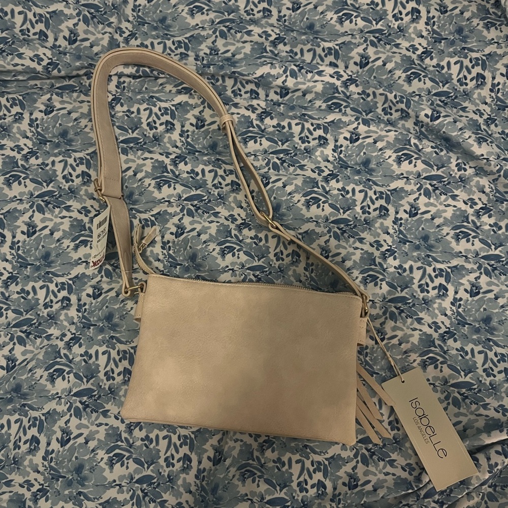 Cream Crossbody Bag